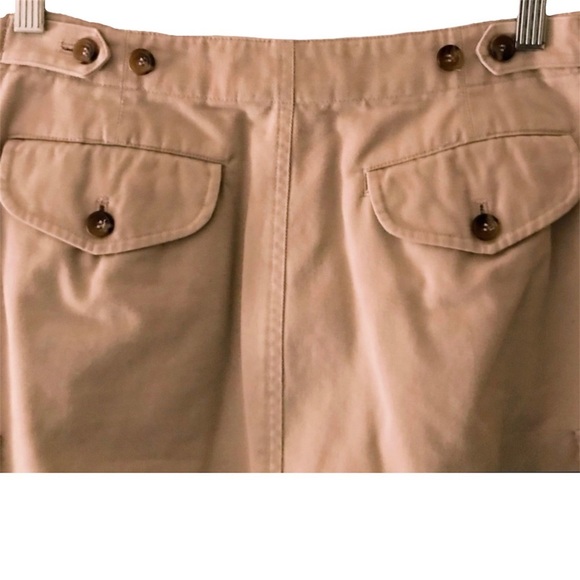 JONES New York Khaki Cargo Skirt Size 10 (fits like an 8) - Picture 3 of 5